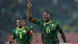 Etta Eyong’s Goal Secures Cameroon’s First AFCON Win Against Gabon