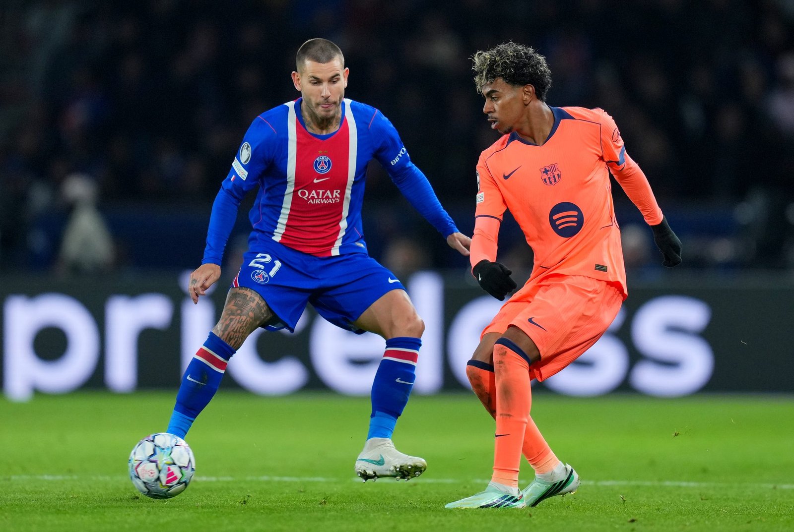 Barcelona sensation matches Mbappe’s Champions League record after scoring against PSG