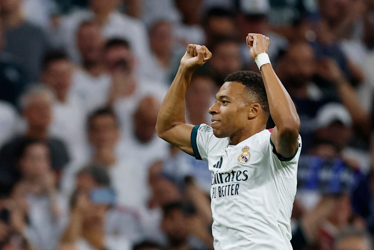 Kylian Mbappe has scored eight goals in his first eight games this season (Reuters)
