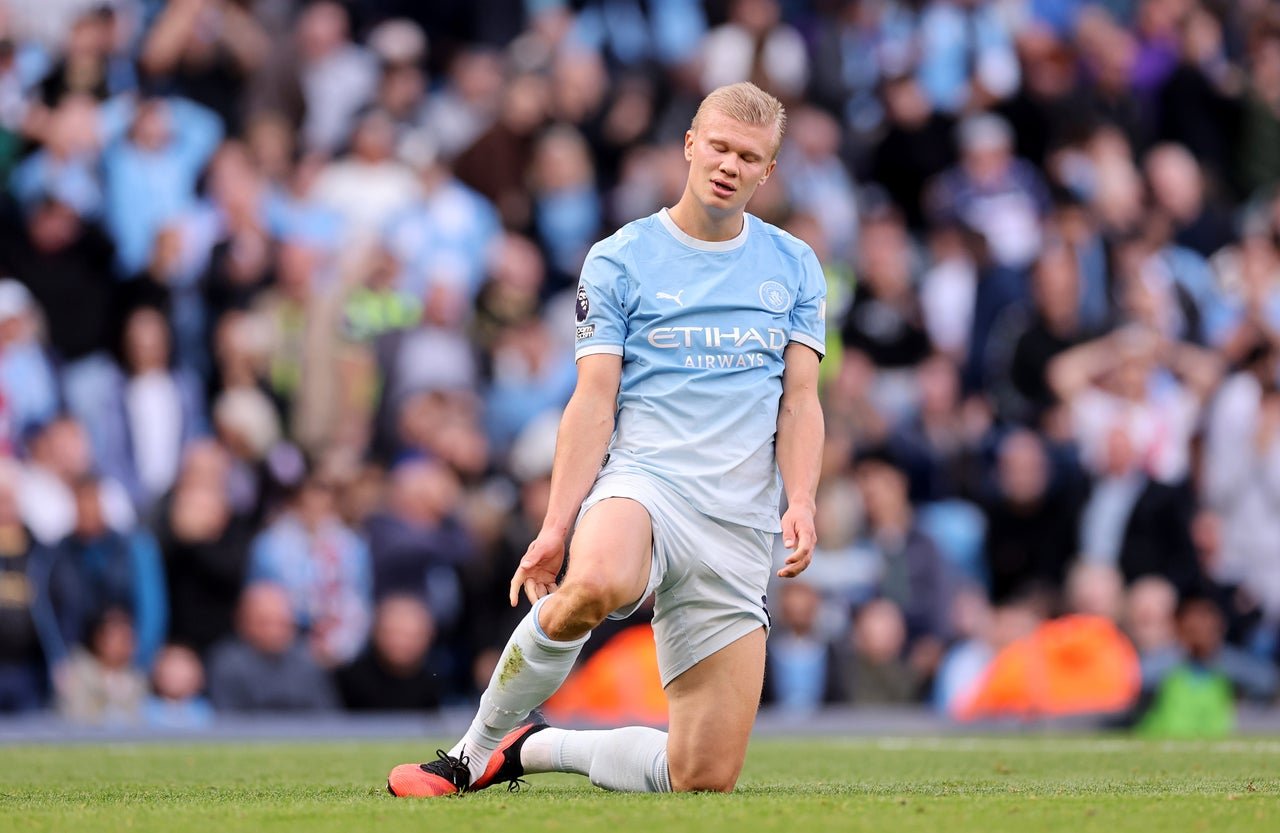 Man City’s guilty verdict may have hurt Erling Haaland’s Ballon d’Or chances (Getty)