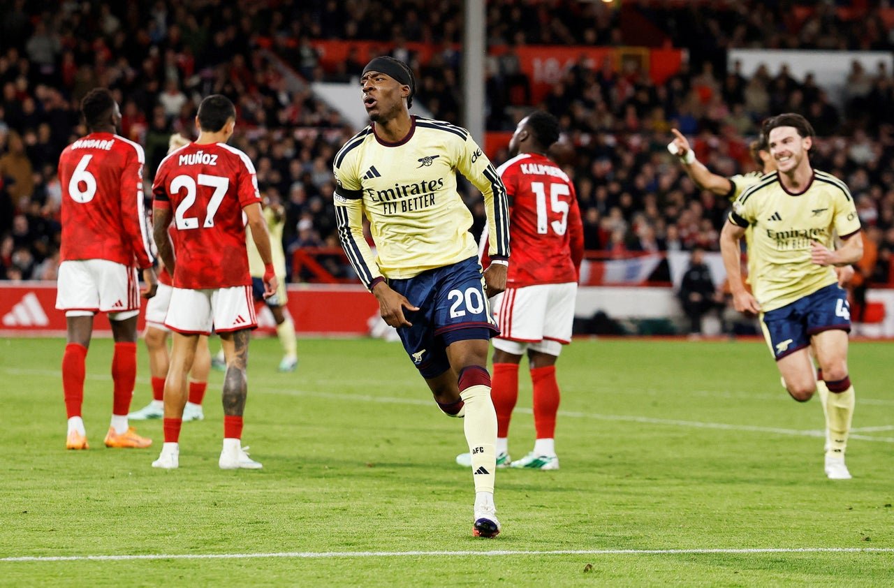 Noni Madueke scored the only goal of the game (Reuters)